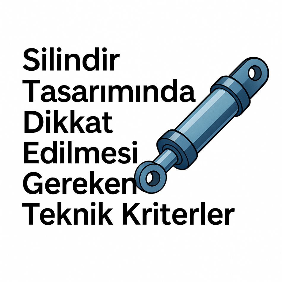 Silindir Tasarımında Dikkat Edilmesi Gereken Teknik Kriterler
